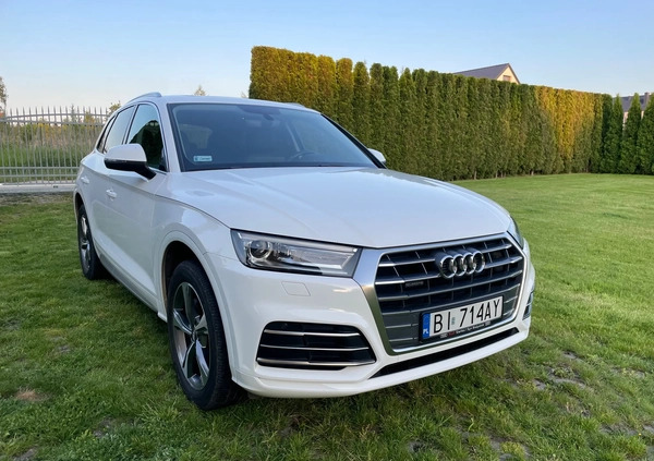 Audi Q5 cena 111000 przebieg: 87360, rok produkcji 2017 z Białystok małe 92